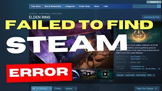 Failed to find Steam error on Windows PC [upl. by Paluas4]