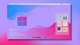 How To Make Desktop Look Cool Part 5  Make Window 10 Look Awesome And Cool [upl. by Aronas248]