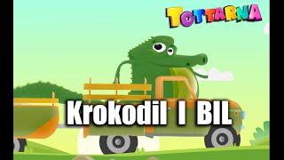 Nyss så träffa jag en krokodil  Krokodilen i bilen  Svenska [upl. by Haym589]