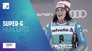 Federica Brignone ITA  Winner  Womens SuperG Highlights  St Moritz  FIS Alpine [upl. by Krys966]