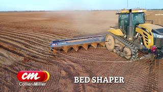 Row Crop 12 Row Bed Shaper with press roller from Collier amp Miller [upl. by Sedgewick]