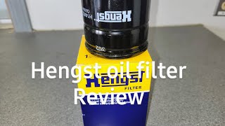 Hengst Oil filter Review WOW [upl. by Lovell]