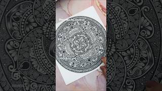 Mandala patterns✨ mandalas artprocess patterns support youtubeartist drawing drawwithme art [upl. by Ittam]