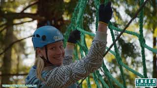 Trees Adventure Ropes Course  Hollybank Treetops Adventure Launceston Tasmania [upl. by Delphine]