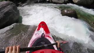 Whitewater kayaking Alps 2017 Italy and Switzerland [upl. by Davy]