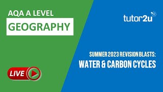 Water amp Carbon Cycles  Geography AQA A Level 2023 Revision [upl. by Bergmann]