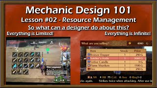 Mechanic Design 101  Resource Management [upl. by Senskell]