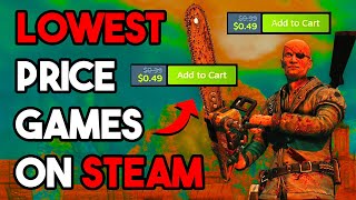 Playing The Lowest Priced HORROR Games On Steam [upl. by Eedissac102]