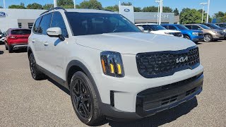 2024 PreOwned Kia Telluride EX XLine Wolf Gray in color Black Leather Interior All Wheel Drive [upl. by Enomsed]