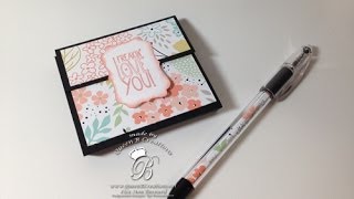 Stampin Up Postit Note Holder [upl. by Farl515]