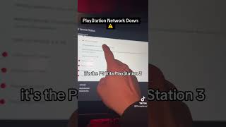 PSN Down psn playstationnetwork playstationnews ps5 psnplus fyp [upl. by Sitnerp519]