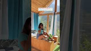 Luxury Treehouse Jibhi with Jacuzzi glamping jibhi treehouse [upl. by Sumaes]