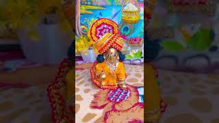 Kanhu ko Makhan nhi mil raha 🥺 harekrishnaarts laddugopal [upl. by Aryad848]