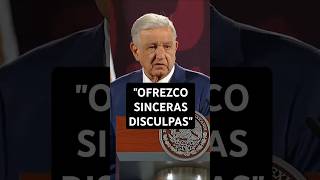 AMLO 🔴 se DISCULPÓ con sus ADVERSARIOS 🫡y a quienes se MOLESTARON durante su SEXENIO👀 [upl. by Ynagoham]