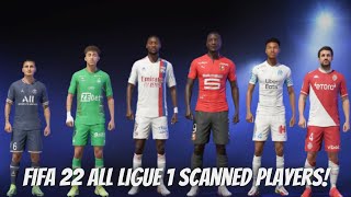 FIFA 22  Ligue 1  Every player with Real face [upl. by Goldenberg]