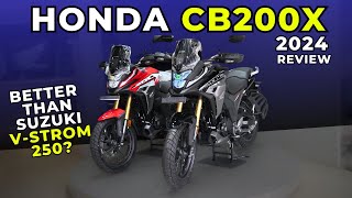 2024 Honda CB200X  Detailed Review  Better than Suzuki VStrom 250  Pros and Cons hondacb200x [upl. by Hoi378]