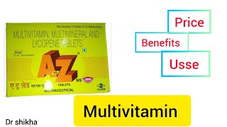 A to Z Multivitamin Tablet and lycopene Use Composition benefitsdose [upl. by Chancelor]