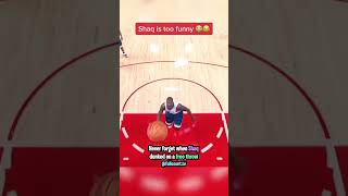 When Shaq Dunked a Free Throw 😂 [upl. by Boelter430]