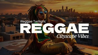 🌴🎸Reggae Cityscape Vibes  Stunning Sunset Digital Art with Urban Serenity [upl. by Pelagias]