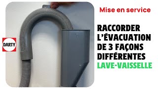 Raccorder lévacuation de son lave vaisselle de 3 façons différentes [upl. by Duwe]