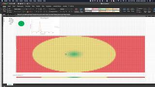 Advection Dispersion in 2D Numerical Simulation in Excel [upl. by Hendrix]