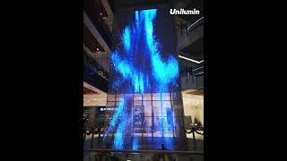 Four Seasons Place in Kuala LumpurUnilumin Transparent Led screen [upl. by Ennaisoj]