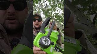 Greenworks Cordless Chainsaw [upl. by Jeunesse]