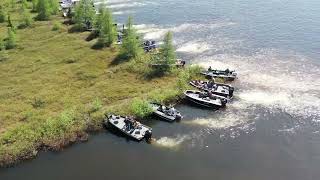 Chippewa Flowage floating bog [upl. by Nyrhtakyram]