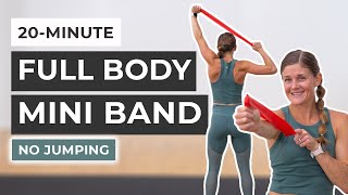 20Minute Full Body Resistance Band Workout No Jumping [upl. by Dylana]