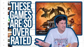 Top 10 Overrated Games 2024  BGG Top 100 Overrated Games [upl. by Jacie]