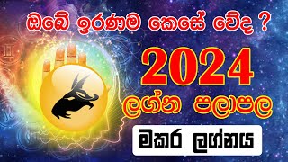 New Year Horoscope Capricornus 2024  01st January To 31th December 2024  Lagna palapala 2024  Hor [upl. by Ahsinyar]