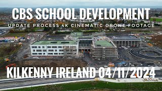 CBS SCHOOL DEVELOPMENT KILKENNY IRELAND 04112024 4k Drone footage [upl. by Aidnama164]