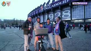 REAL VALLADOLID VS ATHLETIC CLUB PREVIA TEVEOPUCELA [upl. by Namzaj]