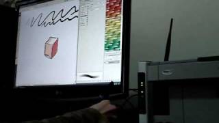 Wacom Bamboo MTE450  Demonstrativo [upl. by Xed]