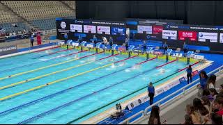 THOMAS CECCON World Cup Atene 2023 200 backstroke final 15649 PB secondo all time ita [upl. by Rodney308]