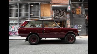 1993 2Door Range Rover Classic in Monticello Red by Stray Dog Classics [upl. by Dovev619]