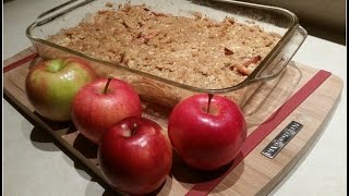 Croustade aux pommesérable  Applemaple crumble [upl. by Rollo945]