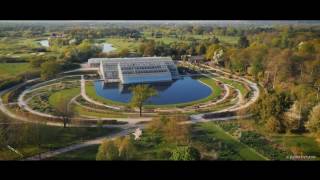 Wisley from the sky  RHS Garden Wisley  Royal Horticultural Society [upl. by Naginnarb233]