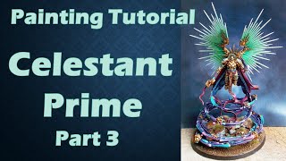 Painting Tutorial Celestant Prime part 3 The Cloak [upl. by Neb]