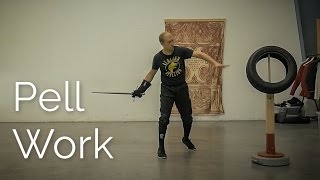 Pell work with a sidesword [upl. by Huskey]