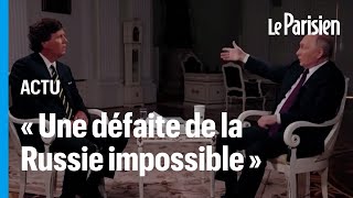 Ce qu’il faut retenir de l’interview de Poutine par le journaliste conservateur Tucker Carlson [upl. by Amoeji]