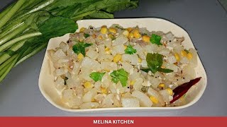 How to make Mullangi poriyal  குடலை பாதுகாக்கும் முள்ளங்கி  Mullangi poriyal  Melina Kitchen [upl. by Nogras799]