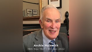 Thanksgiving Service For Archie Naismith [upl. by Denis]