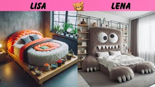 Lisa or Lena Fantasy World 30  Luxury House Bedroom Kitchen Games Fashion amp More [upl. by Annavaj]