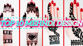 Top 10 New Arabic Mehndi Design  Simple Mehndi Design  Mehndi Ka Design  Easy Mehndi Design Medi [upl. by Coussoule]