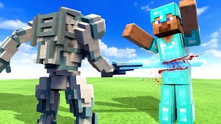 NEW Mech Slices Through Minecraft Steve  Teardown Mods Gameplay [upl. by Aynas]