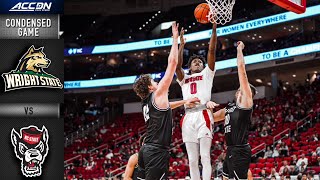 Wright State vs NC State Condensed Game  202122 ACC Men’s Basketball [upl. by Uwton]