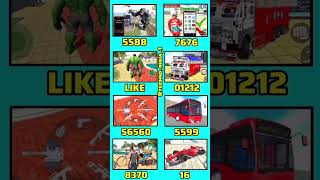 King Kong  Hulk Monster  Super Car  New Weapons  ALL RGS TOOL Cheat Code 😱ibd3d shorts [upl. by Nnahaid]