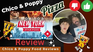 Chico amp Poppy do the Dominos New York Style Pizza Review [upl. by Liebermann]