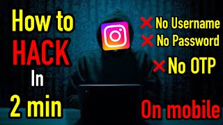 How to hack instagram account in mobile 2024  instagram account hack  instagram [upl. by Behrens]